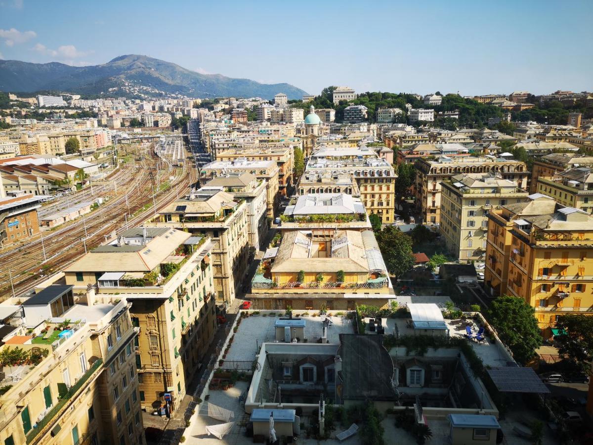 Suite Lambruschini Central With Top City View - Free Covered Parking Genoa Exterior photo