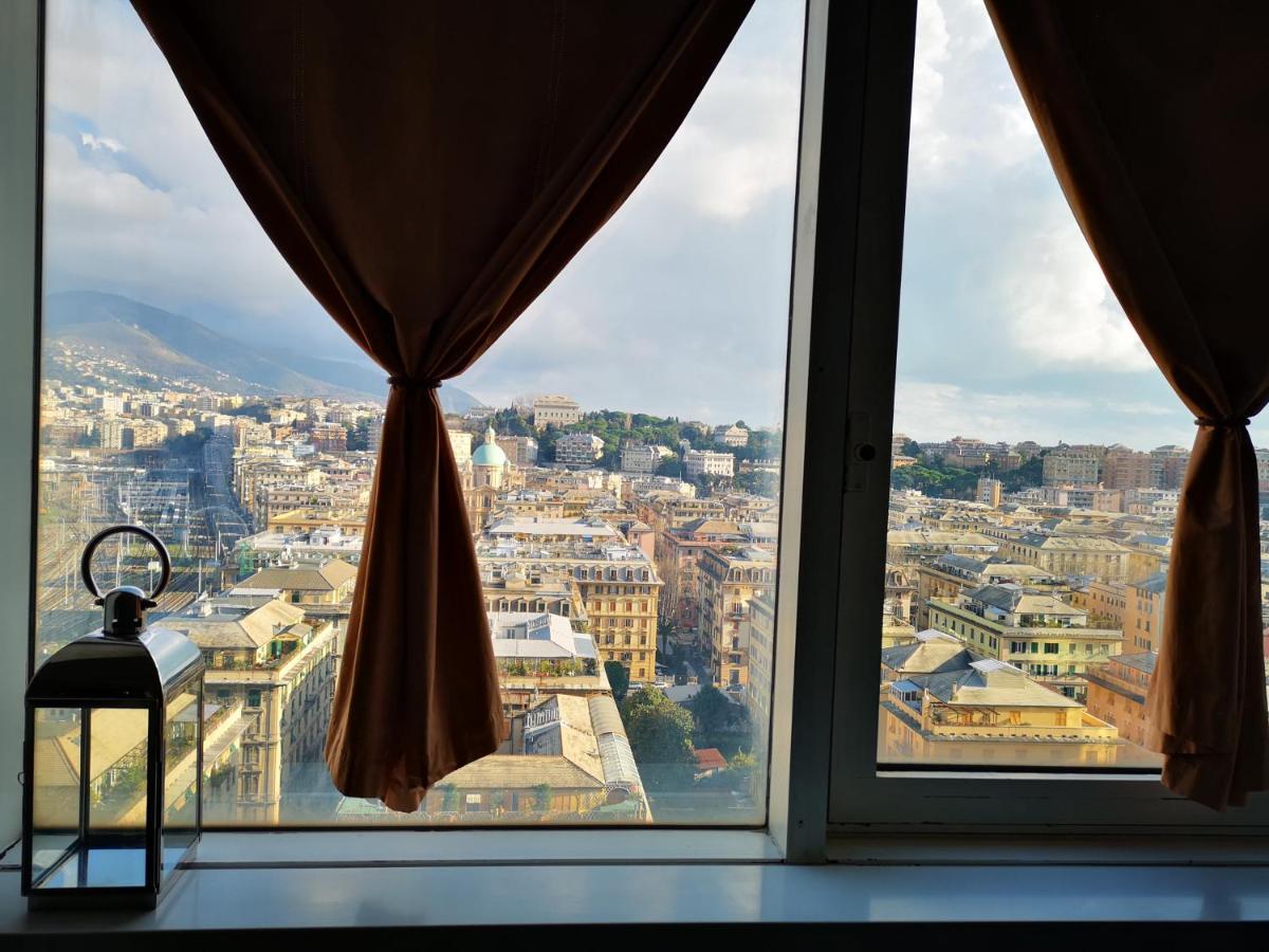 Suite Lambruschini Central With Top City View - Free Covered Parking Genoa Exterior photo